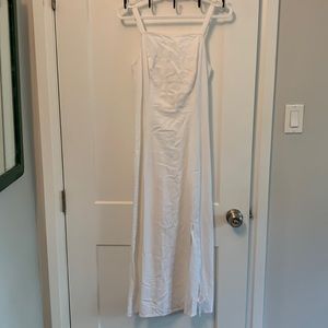 NWT Old Navy white Linen Blend Dress